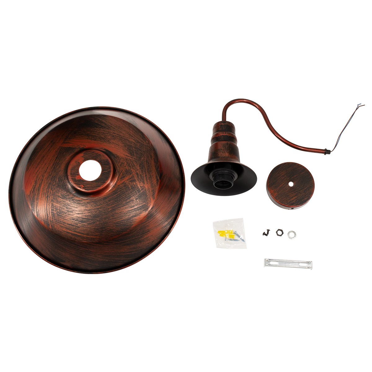 GLOBOSTAR® RAY 01052 Vintage Φωτιστικό Τοίχου - Απλίκα με Ντουί 1 x E27 AC 220-240V IP20 - Χάλκινο Εφέ Σκουριάς - Μ36 x Π42 x Υ32cm 6 GLOBOSTAR® RAY 01052 Vintage Φωτιστικό Τοίχου - Απλίκα με Ντουί 1 x E27 AC 220-240V IP20 - Χάλκινο Εφέ Σκουριάς - Μ36 x Π42 x Υ32cm - Image 5