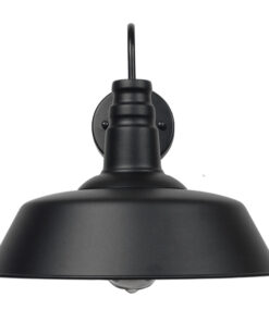 Alternative view of GloboStar® SORD 01053 Vintage Επιτοίχιο Φωτιστικό Απλίκα Μονόφωτο 1 x E27 IP20 Μαύρο Μέταλλο - Μ36 x Π42 x Υ32cm