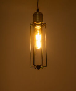 Alternative view of GLOBOSTAR® KLECE 01057 Vintage Κρεμαστό Φωτιστικό Οροφής με Ντουί 1 x E27 AC 220-240V IP20 - Μαύρο & Χρυσό - Μ8 x Π8 x Υ28cm