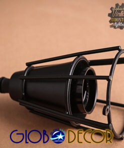 GLOBOSTAR® DROPS 01059 Vintage Κρεμαστό Φωτιστικό Οροφής με Ντουί 6 x E27 AC 220-240V IP20 - Μαύρο - 120cm 9 01059 3