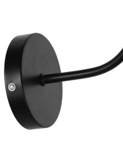 GLOBOSTAR® RAY 01065 Vintage Φωτιστικό Τοίχου - Απλίκα με Ντουί 1 x E27 AC 220-240V IP20 - Μαύρο - Μ26 x Π37 x Υ32cm 12 01065 6