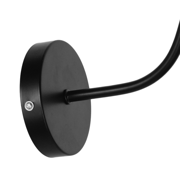 GLOBOSTAR® RAY 01065 Vintage Φωτιστικό Τοίχου - Απλίκα με Ντουί 1 x E27 AC 220-240V IP20 - Μαύρο - Μ26 x Π37 x Υ32cm 7 GLOBOSTAR® RAY 01065 Vintage Φωτιστικό Τοίχου - Απλίκα με Ντουί 1 x E27 AC 220-240V IP20 - Μαύρο - Μ26 x Π37 x Υ32cm - Image 6