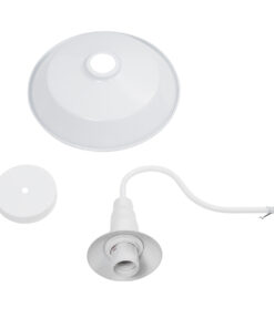 GLOBOSTAR® RAY 01066 Vintage Φωτιστικό Τοίχου - Απλίκα με Ντουί 1 x E27 AC 220-240V IP20 - Λευκό - Μ26 x Π37 x Υ32cm 16 01066 9