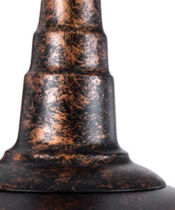 GLOBOSTAR® RAY 01067 Vintage Φωτιστικό Τοίχου - Απλίκα με Ντουί 1 x E27 AC 220-240V IP20 - Χάλκινο Εφέ Σκουριάς - Μ26 x Π37 x Υ32cm 12 01067 6