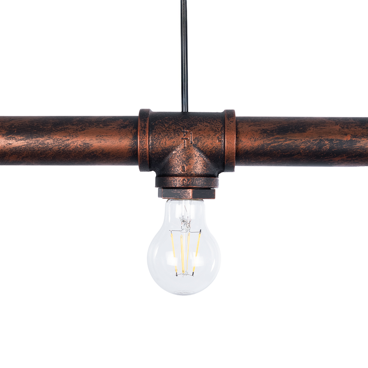 GLOBOSTAR® CANAL 01070 Vintage Κρεμαστό Φωτιστικό Οροφής με Ντουί 5 x E27 AC 220-240V IP20 - Χάλκινο Εφέ Σκουριάς - Μ88 x Π5 x Υ7cm 10 GLOBOSTAR® CANAL 01070 Vintage Κρεμαστό Φωτιστικό Οροφής με Ντουί 5 x E27 AC 220-240V IP20 - Χάλκινο Εφέ Σκουριάς - Μ88 x Π5 x Υ7cm - Image 9