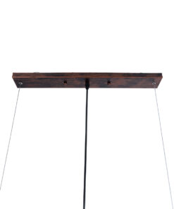 GLOBOSTAR® CANAL 01070 Vintage Κρεμαστό Φωτιστικό Οροφής με Ντουί 5 x E27 AC 220-240V IP20 - Χάλκινο Εφέ Σκουριάς - Μ88 x Π5 x Υ7cm 18 01070 9