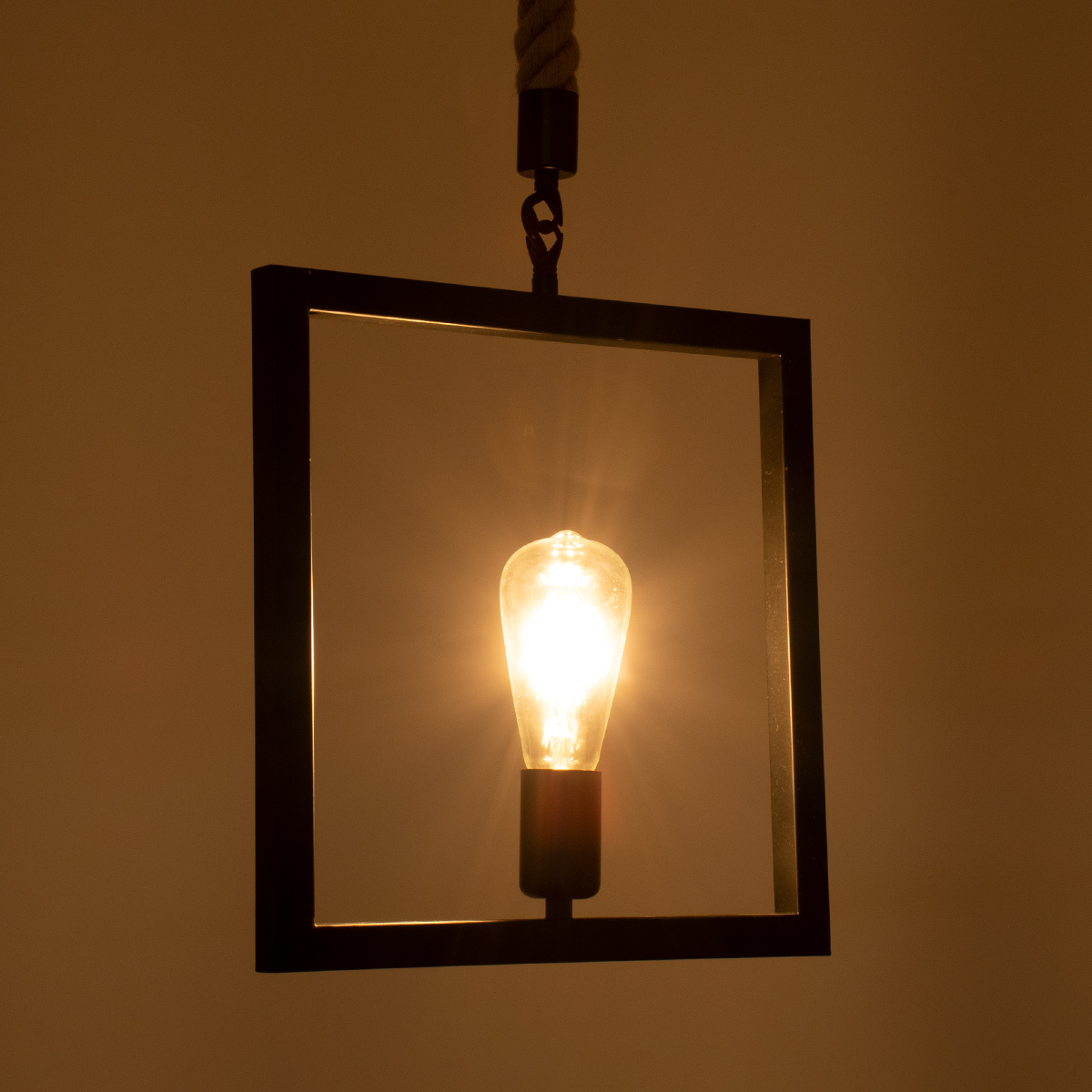 GLOBOSTAR® FRAISE 01077 Vintage Κρεμαστό Φωτιστικό Οροφής με Ντουί 1 x E27 AC 220-240V IP20 - Μαύρο & Μπεζ - Μ32 x Π4 x Υ32cm 3 GLOBOSTAR® FRAISE 01077 Vintage Κρεμαστό Φωτιστικό Οροφής με Ντουί 1 x E27 AC 220-240V IP20 - Μαύρο & Μπεζ - Μ32 x Π4 x Υ32cm - Image 2