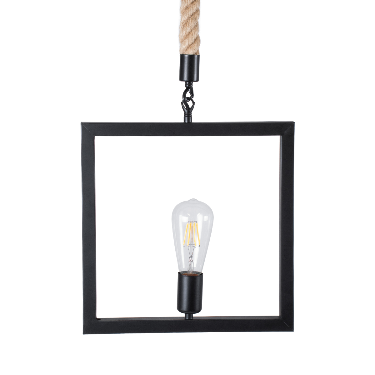 GLOBOSTAR® FRAISE 01077 Vintage Κρεμαστό Φωτιστικό Οροφής με Ντουί 1 x E27 AC 220-240V IP20 - Μαύρο & Μπεζ - Μ32 x Π4 x Υ32cm 5 GLOBOSTAR® FRAISE 01077 Vintage Κρεμαστό Φωτιστικό Οροφής με Ντουί 1 x E27 AC 220-240V IP20 - Μαύρο & Μπεζ - Μ32 x Π4 x Υ32cm - Image 4