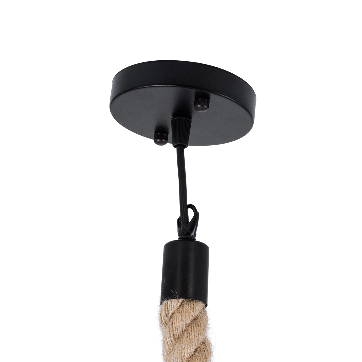GLOBOSTAR® FRAISE 01077 Vintage Κρεμαστό Φωτιστικό Οροφής με Ντουί 1 x E27 AC 220-240V IP20 - Μαύρο & Μπεζ - Μ32 x Π4 x Υ32cm 9 GLOBOSTAR® FRAISE 01077 Vintage Κρεμαστό Φωτιστικό Οροφής με Ντουί 1 x E27 AC 220-240V IP20 - Μαύρο & Μπεζ - Μ32 x Π4 x Υ32cm - Image 8