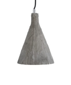 GLOBOSTAR® VOLCANO 01080 Μοντέρνο Κρεμαστό Φωτιστικό Οροφής με Ντουί 1 x E27 AC 220-240V IP20 - Γκρι - Μ17 x Π17 x Υ24cm 11 01080 4