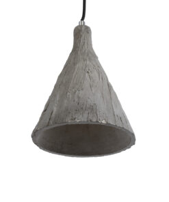 GLOBOSTAR® VOLCANO 01080 Μοντέρνο Κρεμαστό Φωτιστικό Οροφής με Ντουί 1 x E27 AC 220-240V IP20 - Γκρι - Μ17 x Π17 x Υ24cm 12 01080 5