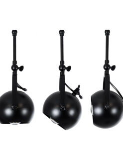 GloboStar® CANNES 01082 Μοντέρνο Φωτιστικό Οροφής Ράγα Πολύφωτο 4 x E27 IP20 Μαύρο Μέταλλο - Μ108 x Π12 x Υ48cm 14 01082 6