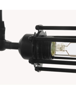 GLOBOSTAR® TUBE 01085 Vintage Κρεμαστό Φωτιστικό Οροφής με Ντουί 1 x E27 AC 220-240V IP20 - Μαύρο - Μ43 x Π11 x Υ11cm 18 01085 007