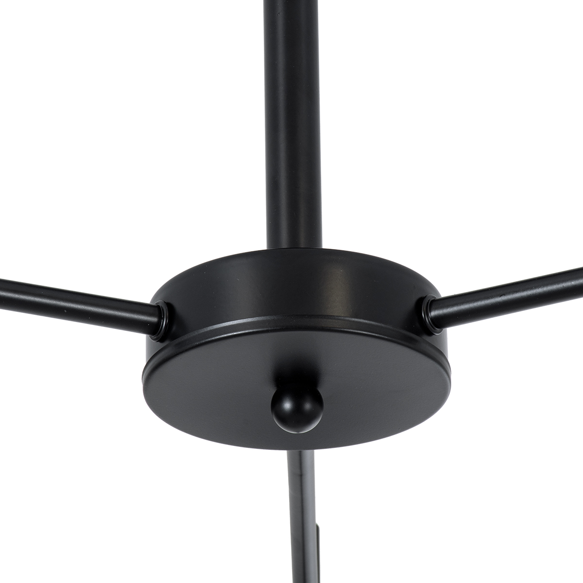 GloboStar® LUNA 01087 Μοντέρνο Φωτιστικό Οροφής Μπάλα Τριφωτο 3 x E27 IP20 Μαύρο Μέταλλο με Λευκό Γυαλί - Μ45 x Π45 x Υ40cm 8 GloboStar® LUNA 01087 Μοντέρνο Φωτιστικό Οροφής Μπάλα Τριφωτο 3 x E27 IP20 Μαύρο Μέταλλο με Λευκό Γυαλί - Μ45 x Π45 x Υ40cm - Image 6