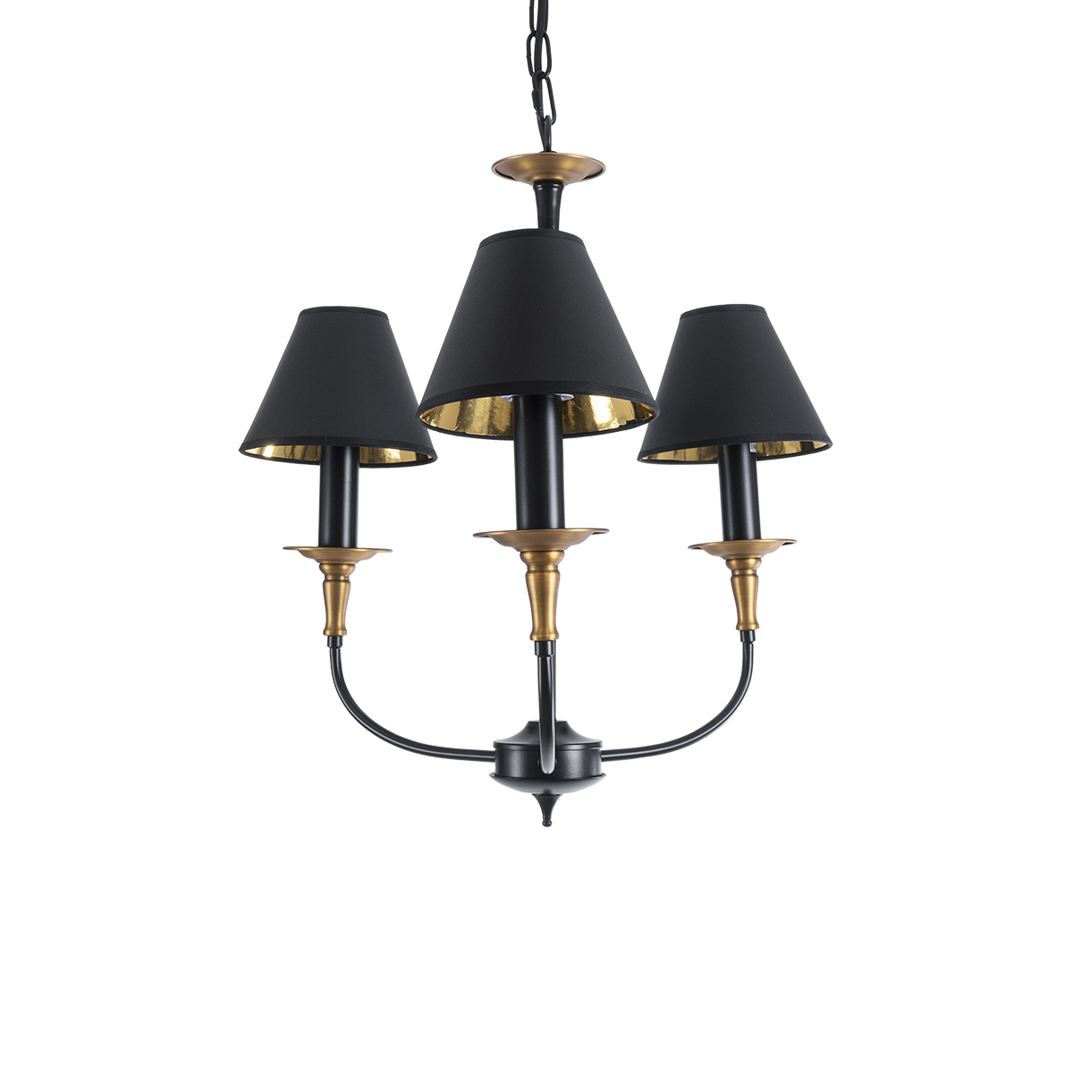 GLOBOSTAR® LIMI 01091 Vintage Κρεμαστό Φωτιστικό Οροφής με Ντουί 3 x E14 AC 220-240V IP20 - Μαύρο & Χρυσό - Μ55 x Π55 x Υ55cm 3 GloboStar® GLOBOSTAR® LIMI 01091 Vintage Κρεμαστό Φωτιστικό Οροφής με Ντουί 3 x E14 AC 220-240V IP20 - Μαύρο & Χρυσό - Μ55 x Π55 x Υ55cm