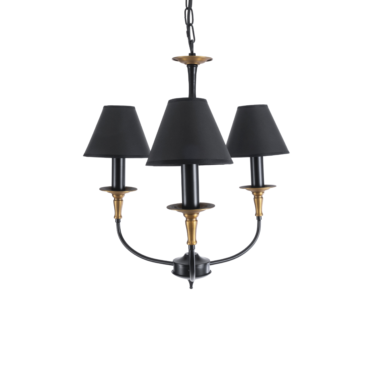 GLOBOSTAR® LIMI 01091 Vintage Κρεμαστό Φωτιστικό Οροφής με Ντουί 3 x E14 AC 220-240V IP20 - Μαύρο & Χρυσό - Μ55 x Π55 x Υ55cm 6 GLOBOSTAR® LIMI 01091 Vintage Κρεμαστό Φωτιστικό Οροφής με Ντουί 3 x E14 AC 220-240V IP20 - Μαύρο & Χρυσό - Μ55 x Π55 x Υ55cm - Image 4