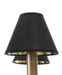 GLOBOSTAR® LIMI 01092 Vintage Κρεμαστό Φωτιστικό Οροφής με Ντουί 6 x E14 AC 220-240V IP20 - Μαύρο & Χρυσό - Μ70 x Π70 x Υ60cm 18 01092 9