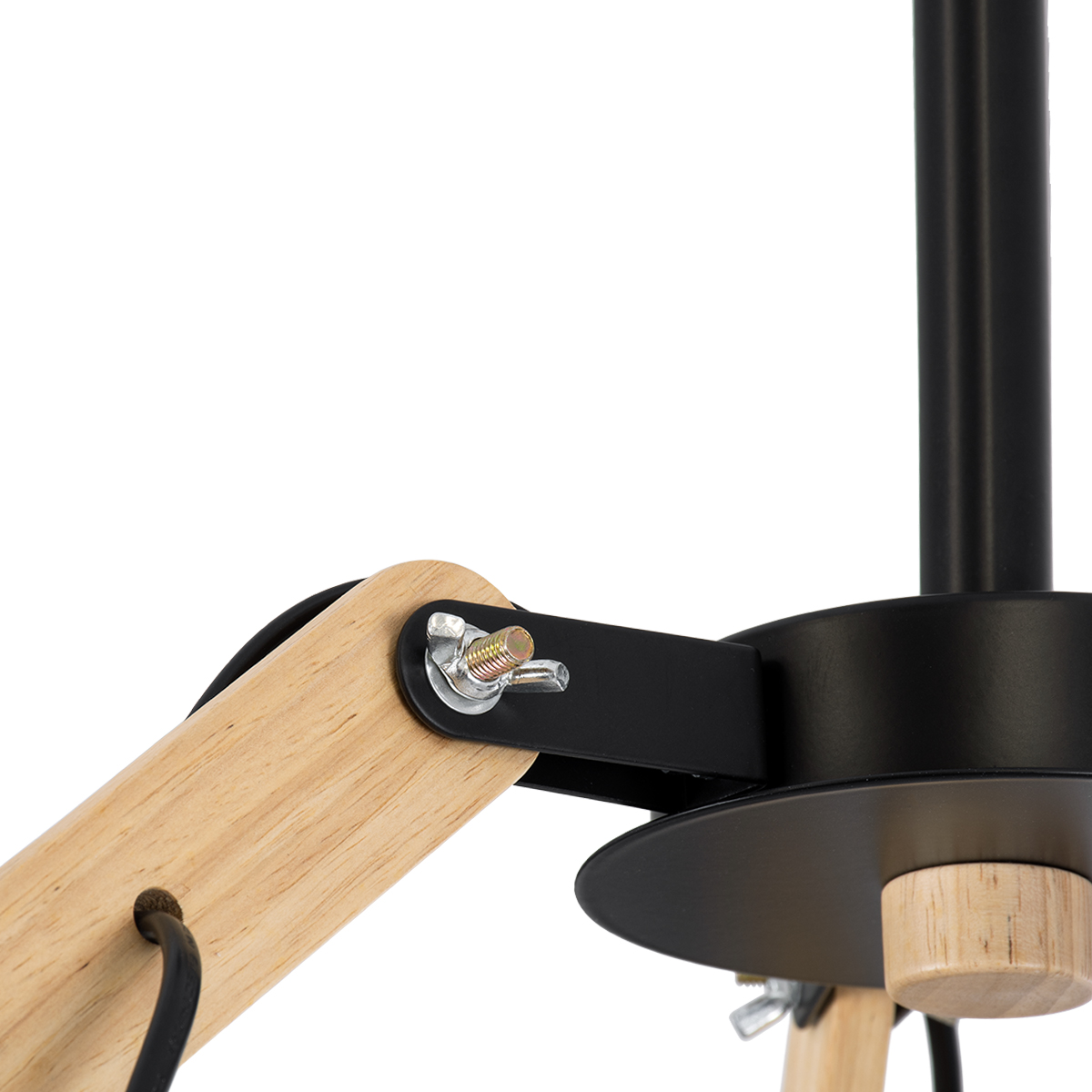 GloboStar® OLD SCHOOL 01093 Μοντέρνο Φωτιστικό Οροφής Καμπάνα Τρίφωτο 3 x E27 IP20 Μαύρο Μέταλλο με Μπεζ Ξύλο - Μ75 x Π75 x Υ35cm 10 GloboStar® OLD SCHOOL 01093 Μοντέρνο Φωτιστικό Οροφής Καμπάνα Τρίφωτο 3 x E27 IP20 Μαύρο Μέταλλο με Μπεζ Ξύλο - Μ75 x Π75 x Υ35cm - Image 8