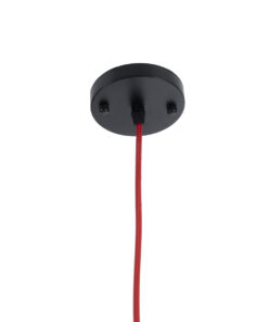 GLOBOSTAR® PARROT 01099 Μοντέρνο Κρεμαστό Φωτιστικό Οροφής με Ντουί 1 x E27 AC 220-240V IP20 - Μαύρο - Μ28 x Π28 x Υ30cm 19 01099 10