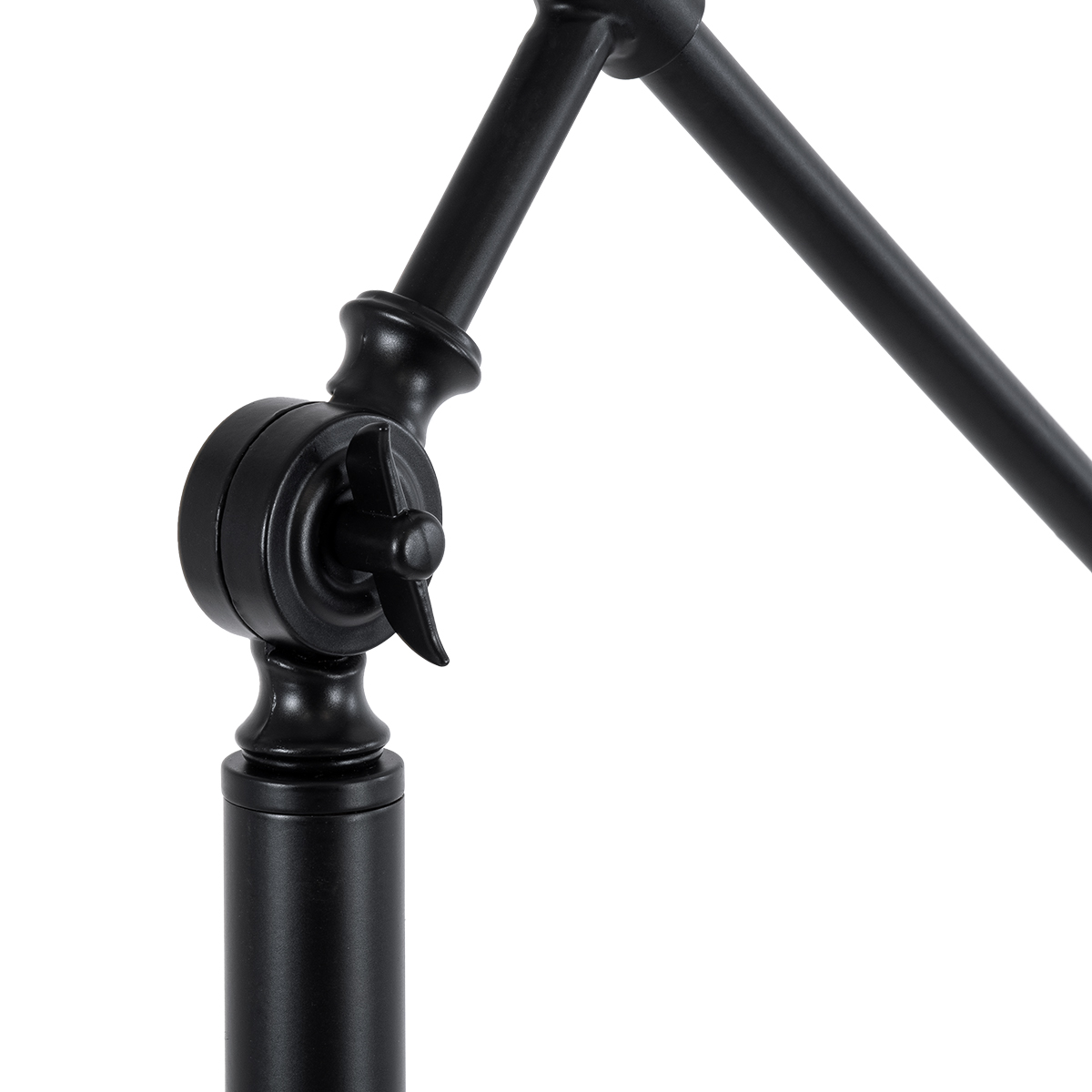 GloboStar® WYNGE 01101 Vintage Επιδαπέδιο Φωτιστικό Μονόφωτο 1 x E27 IP20 Μαύρο & Χρυσό Μέταλλο - Μ95 x Π27 x Υ174cm 10 GloboStar® WYNGE 01101 Vintage Επιδαπέδιο Φωτιστικό Μονόφωτο 1 x E27 IP20 Μαύρο & Χρυσό Μέταλλο - Μ95 x Π27 x Υ174cm - Image 9