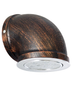 GloboStar® ANTHY 01104 Φωτιστικό Τοίχου - Απλίκα LED Χάλκινο AC 220-240V IP44 - Μ15.2 x Π13.4 x Υ15.2cm - 2 Xρόνια Εγγύηση 20 01104 5