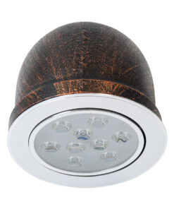 GloboStar® ANTHY 01104 Φωτιστικό Τοίχου - Απλίκα LED Χάλκινο AC 220-240V IP44 - Μ15.2 x Π13.4 x Υ15.2cm - 2 Xρόνια Εγγύηση 23 01104 8