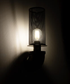 Alternative view of GloboStar® RAZA 01105 Vintage Επιτοίχιο Φωτιστικό Απλίκα Μονόφωτο 1 x E27 IP20 Χάλκινο Μέταλλο - Μ13 x Π12 x Υ38cm