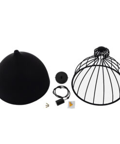 GLOBOSTAR® CANARIO 01107 Vintage Κρεμαστό Φωτιστικό Οροφής με Ντουί 1 x E27 AC 220-240V IP20 - Μαύρο - Μ28 x Π28 x Υ47cm 18 01107 8