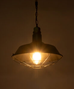 Alternative view of GLOBOSTAR® CRANE 01109 Vintage Κρεμαστό Φωτιστικό Οροφής με Ντουί 1 x E27 AC 220-240V IP20 - Μαύρο & Μπεζ - Μ36 x Π36 x Υ30cm