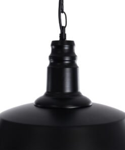 GLOBOSTAR® CRANE 01109 Vintage Κρεμαστό Φωτιστικό Οροφής με Ντουί 1 x E27 AC 220-240V IP20 - Μαύρο & Μπεζ - Μ36 x Π36 x Υ30cm 18 01109 8