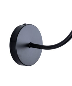 GloboStar® TRIUMPH 01117 Vintage Επιτοίχιο Φωτιστικό Απλίκα Μονόφωτο 1 x E27 IP20 Μαύρο Μέταλλο - Μ30 x Π36 x Υ30cm 15 01117 7