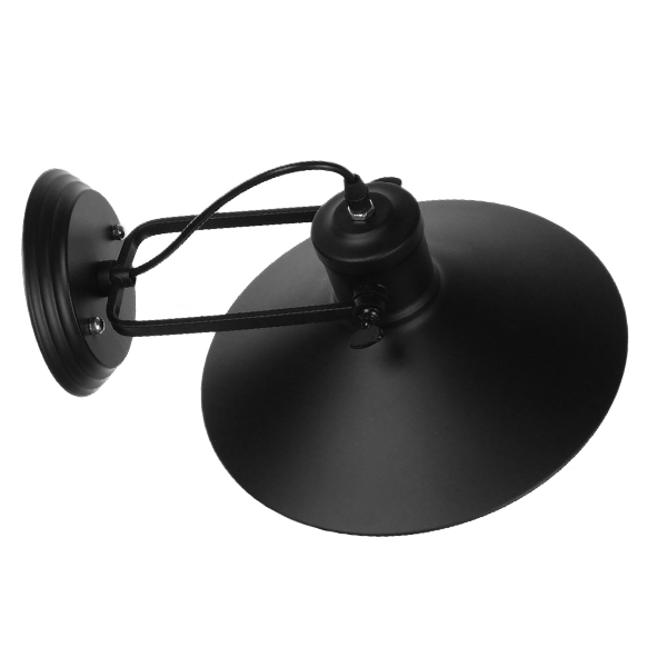 GloboStar® CELL 01118 Vintage Επιτοίχιο Φωτιστικό Απλίκα Μονόφωτο 1 x E27 IP20 Μαύρο Μέταλλο - Μ33 x Π27 x Υ33cm 7 GloboStar® CELL 01118 Vintage Επιτοίχιο Φωτιστικό Απλίκα Μονόφωτο 1 x E27 IP20 Μαύρο Μέταλλο - Μ33 x Π27 x Υ33cm - Image 6