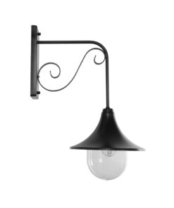 GloboStar® ANNIEL 01123 Vintage Επιτοίχιο Φωτιστικό Απλίκα Μονόφωτο 1 x E27 IP20 Μαύρο Μέταλλο - Μ27 x Π40 x Υ56cm 13 01123 5