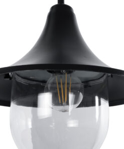 GloboStar® ANNIEL 01123 Vintage Επιτοίχιο Φωτιστικό Απλίκα Μονόφωτο 1 x E27 IP20 Μαύρο Μέταλλο - Μ27 x Π40 x Υ56cm 15 01123 7