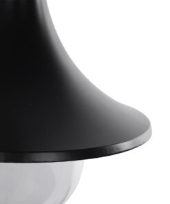 GloboStar® ANNIEL 01123 Vintage Επιτοίχιο Φωτιστικό Απλίκα Μονόφωτο 1 x E27 IP20 Μαύρο Μέταλλο - Μ27 x Π40 x Υ56cm 16 01123 8