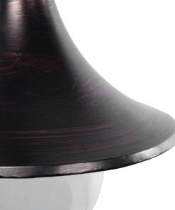 GloboStar® ANNIEL 01124 Vintage Επιτοίχιο Φωτιστικό Απλίκα Μονόφωτο 1 x E27 IP20 Χάλκινο Μέταλλο - Μ27 x Π40 x Υ56cm 16 01124 8