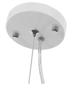 Alternative view of GLOBOSTAR® SPHERE 01143 Μοντέρνο Κρεμαστό Φωτιστικό Οροφής με Ντουί 1 x E27 AC 220-240V IP20 - Λευκό - Μ25 x Π25 x Υ46.5cm