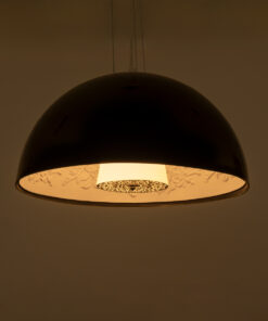 Alternative view of GLOBOSTAR® SERENIA 01151 Μοντέρνο Κρεμαστό Φωτιστικό Οροφής με Ντουί 1 x E27 AC 220-240V IP20 - Μαύρο & Λευκό - Μ40 x Π40 x Υ20cm