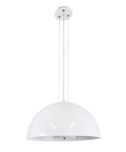 GLOBOSTAR® SERENIA 01152 Μοντέρνο Κρεμαστό Φωτιστικό Οροφής με Ντουί 1 x E27 AC 220-240V IP20 - Λευκό - Μ40 x Π40 x Υ20cm 15 01152 4