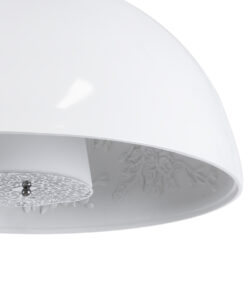 GLOBOSTAR® SERENIA 01152 Μοντέρνο Κρεμαστό Φωτιστικό Οροφής με Ντουί 1 x E27 AC 220-240V IP20 - Λευκό - Μ40 x Π40 x Υ20cm 20 01152 9