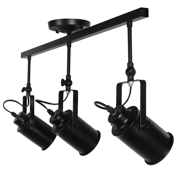 GLOBOSTAR® HOLLYWOOD 01155 Vintage Φωτιστικό Οροφής με Ντουί 3 x E27 AC 220-240V IP20 - Μαύρο - Μ13 x Π78 x Υ38cm 7 GLOBOSTAR® HOLLYWOOD 01155 Vintage Φωτιστικό Οροφής με Ντουί 3 x E27 AC 220-240V IP20 - Μαύρο - Μ13 x Π78 x Υ38cm - Image 6