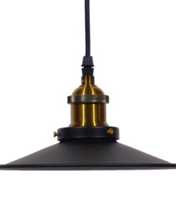 GLOBOSTAR® CARAVEL 01167 Vintage Κρεμαστό Φωτιστικό Οροφής με Ντουί 1 x E27 AC 220-240V IP20 - Μαύρο & Χρυσό - Μ22 x Π22 x Υ13cm 10 01167 3