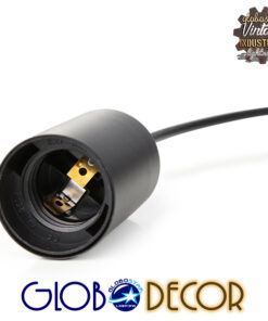 GLOBOSTAR® WIRED 01173 Vintage Κρεμαστό Φωτιστικό Οροφής με Ντουί 10 x E27 AC 220-240V IP20 - Μαύρο - Μ200 x Π200 x Υ100cm 8 01173 4