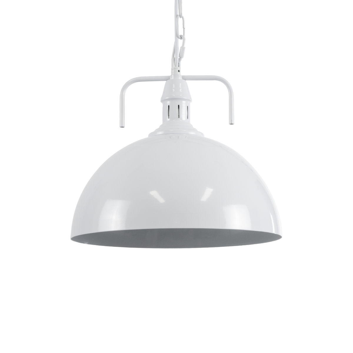 GLOBOSTAR® LARKIN 01174 Vintage Κρεμαστό Φωτιστικό Οροφής με Ντουί 1 x E27 AC 220-240V IP20 - Λευκό - Μ30 x Π30 x Y28cm 2 GloboStar® GLOBOSTAR® LARKIN 01174 Vintage Κρεμαστό Φωτιστικό Οροφής με Ντουί 1 x E27 AC 220-240V IP20 - Λευκό - Μ30 x Π30 x Y28cm