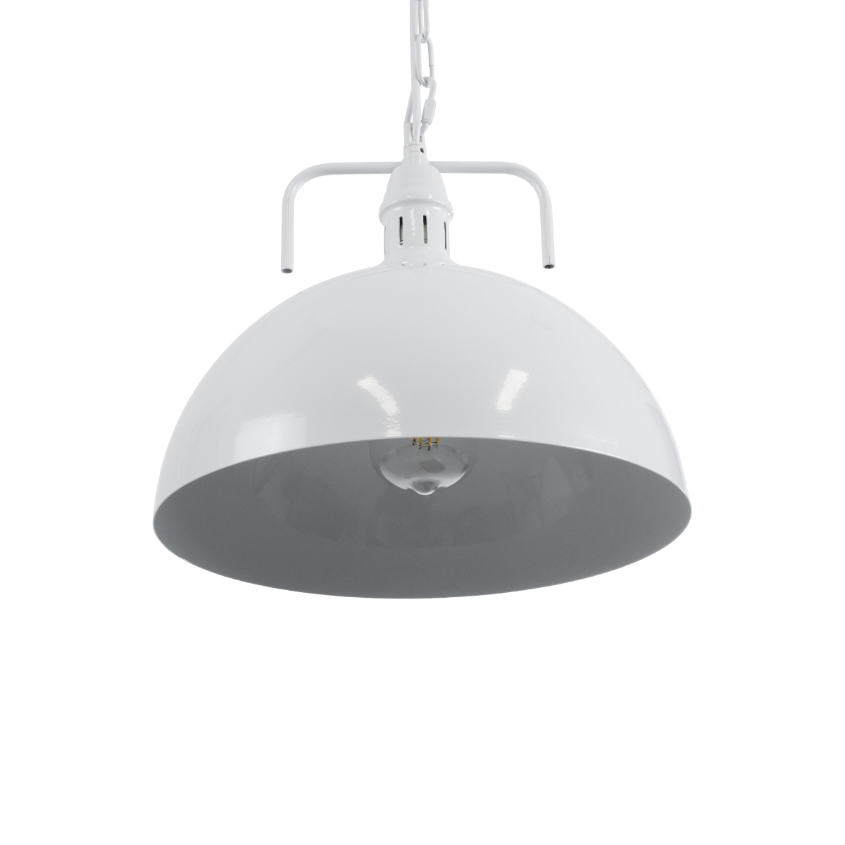 GLOBOSTAR® LARKIN 01174 Vintage Κρεμαστό Φωτιστικό Οροφής με Ντουί 1 x E27 AC 220-240V IP20 - Λευκό - Μ30 x Π30 x Y28cm 5 GLOBOSTAR® LARKIN 01174 Vintage Κρεμαστό Φωτιστικό Οροφής με Ντουί 1 x E27 AC 220-240V IP20 - Λευκό - Μ30 x Π30 x Y28cm - Image 4