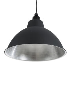 GLOBOSTAR® LOUVE 01176 Vintage Κρεμαστό Φωτιστικό Οροφής με Ντουί 1 x E27 AC 220-240V IP20 - Μαύρο & Ασημί - Μ40 x Π40 x Υ30cm 15 01176 6