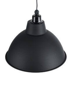 GLOBOSTAR® LOUVE 01176 Vintage Κρεμαστό Φωτιστικό Οροφής με Ντουί 1 x E27 AC 220-240V IP20 - Μαύρο & Ασημί - Μ40 x Π40 x Υ30cm 16 01176 7