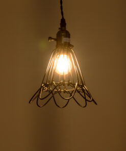 Alternative view of GLOBOSTAR® FLOWERON 01180 Vintage Κρεμαστό Φωτιστικό Οροφής με Ντουί 1 x E27 AC 220-240V IP20 - Χάλκινο & Μπρούτζινο - Μ10 x Π10 x Υ20cm