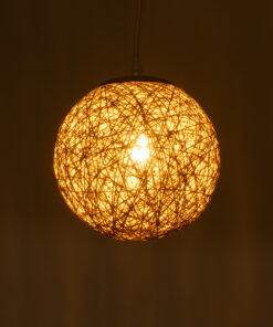 Alternative view of GLOBOSTAR® OCEANA 01200 Boho Κρεμαστό Φωτιστικό Οροφής με Ντουί 1 x E27 AC 220-240V IP20 - Μπεζ - Μ20 x Π20 x Υ20cm