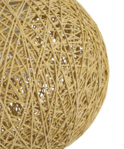 GLOBOSTAR® OCEANA 01200 Boho Κρεμαστό Φωτιστικό Οροφής με Ντουί 1 x E27 AC 220-240V IP20 - Μπεζ - Μ20 x Π20 x Υ20cm 17 01200 8